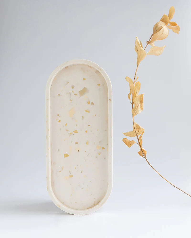 Plateau Polyvalent – Accessoire élégant pour lavabo, cuisine ou rangement