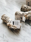 Botte de sauge blanche respectueuse des forêts, 4 pouces (1 botte)